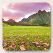 Jurassic Sunset Drankjes Onderzetter (Voorkant)