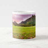 Jurassic Sunset Grote Koffiekop (Voorkant)
