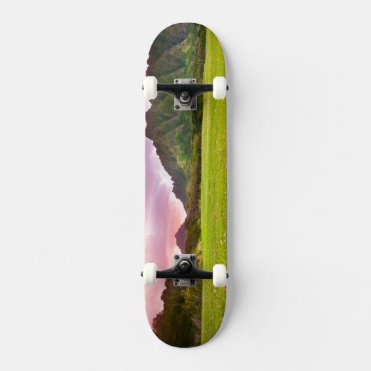 Jurassic Sunset Persoonlijk Skateboard (Voorkant)