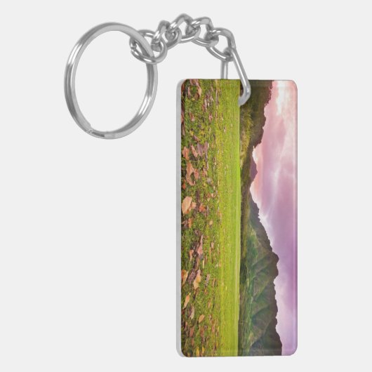 Jurassic Sunset Sleutelhanger (Voorkant Links)