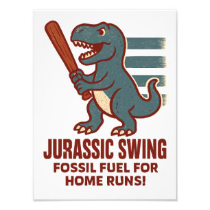 Jurassic Swing Foto Afdruk