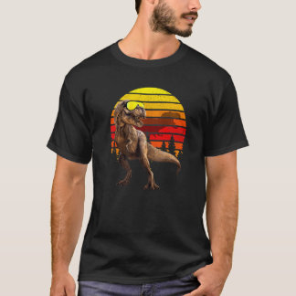 Jurassic T Rex Sunbric Retro World Funn T-shirt
