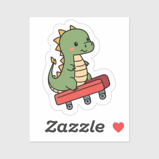 Jurassic Thrills-Sticker Sticker (Vel)