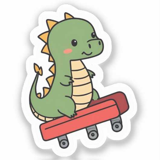 Jurassic Thrills-Sticker Sticker (Voorkant)