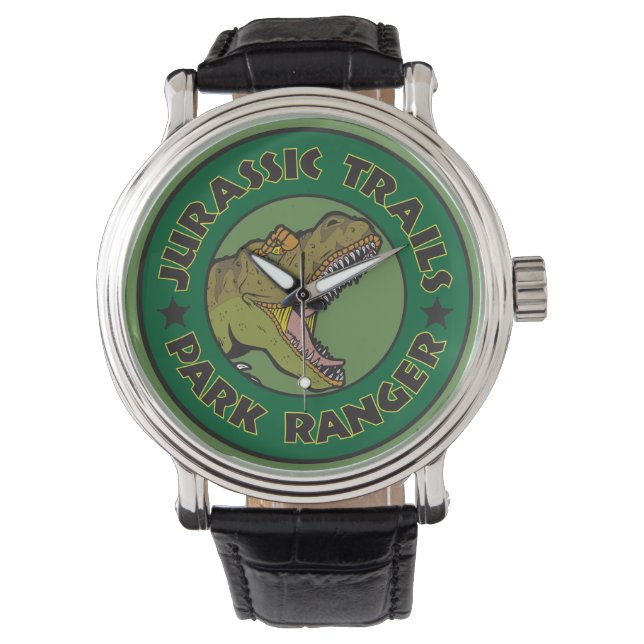 Jurassic Trails Park Ranger Wristwatch Horloge (Voorkant)