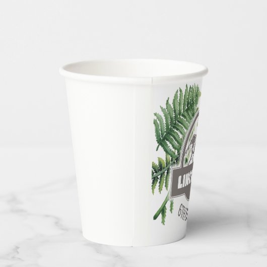 Jurassic verjaardagsfeestje papieren bekers (Rechts)