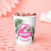 Jurassic verjaardagsfeestje papieren bekers