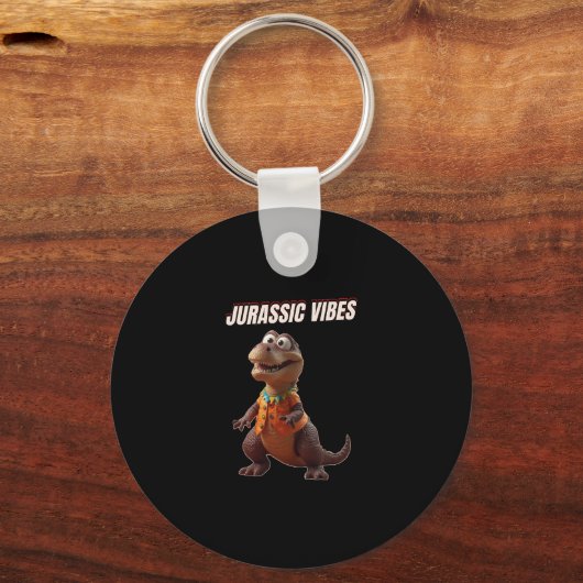 Jurassic Vibes Sleutelhanger (Voorkant)