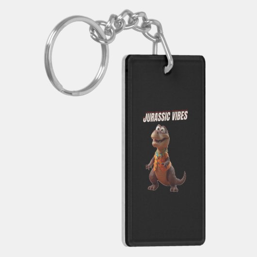 Jurassic Vibes Sleutelhanger (Voorkant Links)