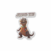 Jurassic Vibes Sticker (Voorkant)