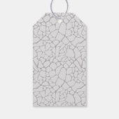 Jurassic Waterverf Dinosaurus Verjaardagsgunst Cadeaulabel (Achterkant)