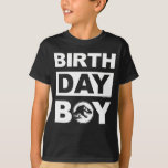 Jurassic World | Birthday Boy - Naam & Leeftijd T-shirt<br><div class="desc">Pas dit Jurassic World Birthday shirt aan met de naam en leeftijd van je kind.</div>