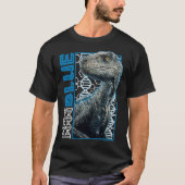 Jurassic World - Blue Fan Art, klassiek T-SH T-shirt (Voorkant)