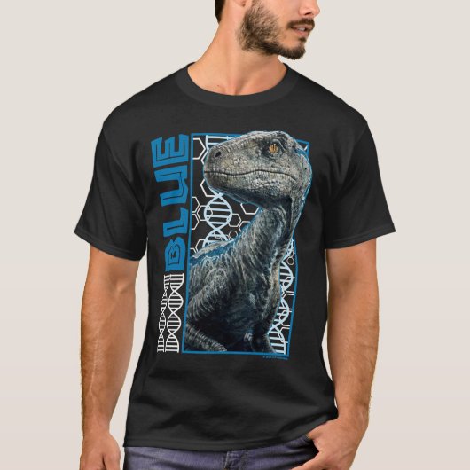Jurassic World - Blue Fan Art, klassiek T-SH T-shirt (Voorkant)