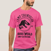 Jurassic World Camp Krijt Kamp Counselor T-shirt (Voorkant)