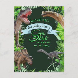 Jurassic World Dinosauren Jungle Briefkaart