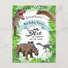 Jurassic World Dinosaurs Boys Briefkaart