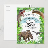 Jurassic World Dinosaurs Boys Briefkaart (Voorkant / Achterkant)