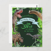 Jurassic World Dinosaurs Oerwoud Briefkaart (Voorkant / Achterkant)