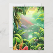 Jurassic World Dinosaurs oerwoud Kaart (Achterkant)