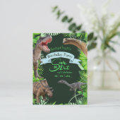 Jurassic World Dinosaurussen Jungle Briefkaart (Staand voorkant)