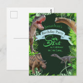 Jurassic World Dinosaurussen Jungle Briefkaart (Voorkant / Achterkant)