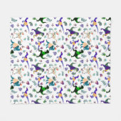 Jurassic World Fleece Deken (Voorkant (Horizontaal))