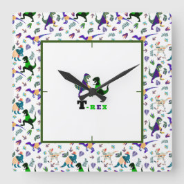 Jurassic World Vierkante Klok