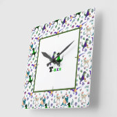 Jurassic World Vierkante Klok (Hoek)