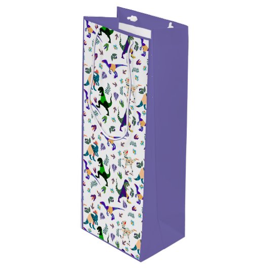 Jurassic World Wijn Cadeautas (Voorkant Gekanteld)