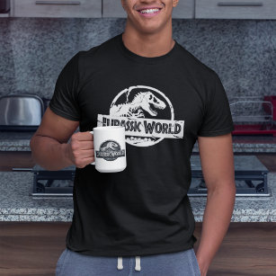 Jurassic World   Witte Logo T-shirt