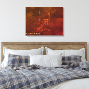 Jurassisch fossiel canvas afdruk