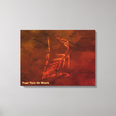 Jurassisch fossiel canvas afdruk (Voorkant)