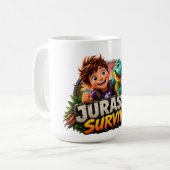 jurassisch koffiemok (Voorkant links)