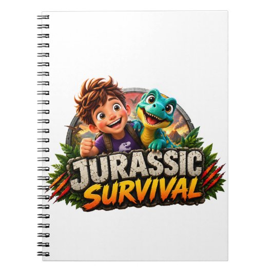 jurassisch notitieboek (Voorkant)