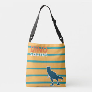 Jurassische boze T-rex dinosaurus voor jongens Crossbody Tas