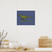 Jurassische dinosaurus Allosaurus Poster (Keuken)