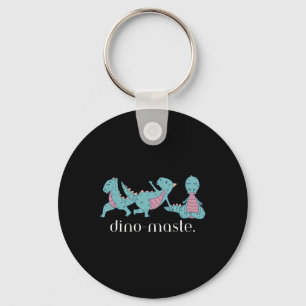 Juric Dinosaurus Yoga Dino-maste Zen Vibes Grappig Sleutelhanger