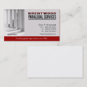 Juridisch1 Paralegal Law Kantoor Visitekaartje (Voorkant / Achterkant)