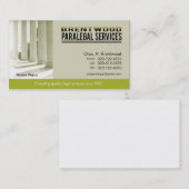 Juridisch1 Paralegal Law Kantoor Visitekaartje (Voorkant / Achterkant)