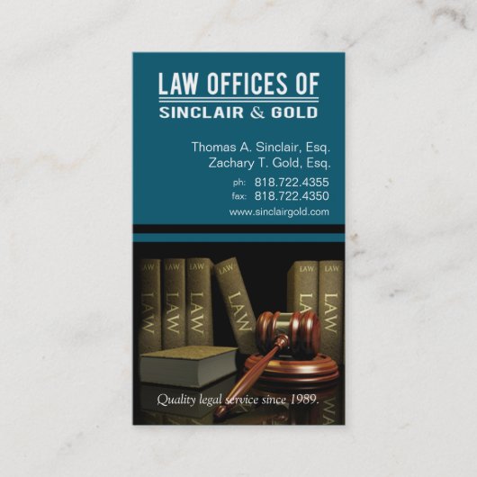 Juridisch3 Rechtskantoren van aanklager - Advocaat Visitekaartje (Voorkant)