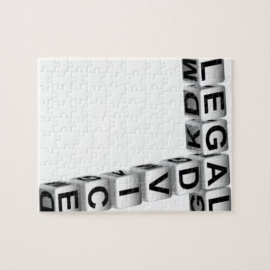 Juridisch Adviseur Grafisch Legpuzzel (Horizontaal)