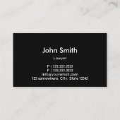 Juridisch adviseur Juridisch Adviseur Juridisch Ad Visitekaartje (Achterkant)