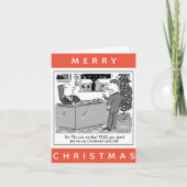 Juridisch Advocaat en Cartoon voor klanten Kerstmi Kaart (Voorkant)