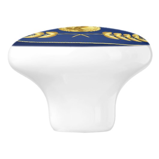 Juridisch advocaat keramische knop (Zijkant)