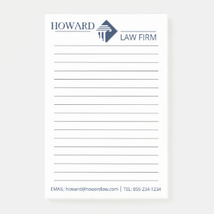 Juridisch advocatenkantoor gepersonaliseerde jurid post-it® notes