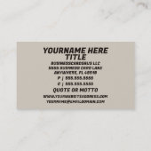 Juridisch Assistent Bureau met Boeken Visitekaartje (Achterkant)