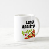 Juridisch assistent (Funny) Pizza T Shirt Koffiemok (Voorkant rechts)