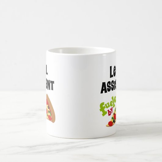 Juridisch assistent (Funny) Pizza T Shirt Koffiemok (Center)