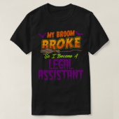 Juridisch assistent Haloween grappig T-shirt (Design voorkant)
